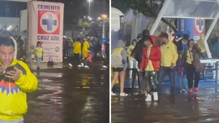 ¡Se inundan las inmediaciones del Estadio Azteca! ¿En riesgo el Cruz Azul vs América?