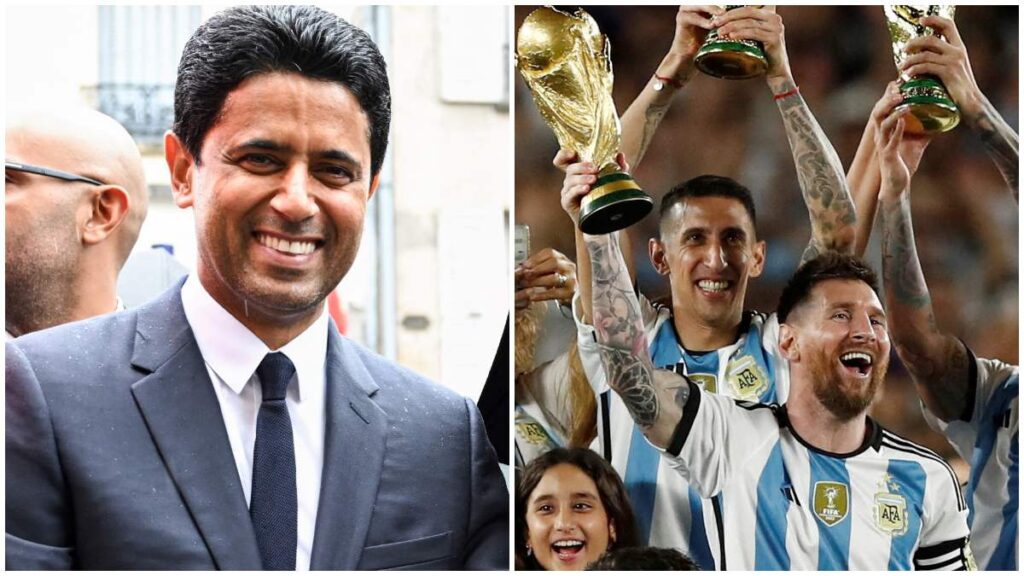 Nasser Al-Khelaifi, presidente del PSG, respondió a Lionel Messi y sus declaraciones sobre no recibir homenaje alguno tras ser campeón del mundo