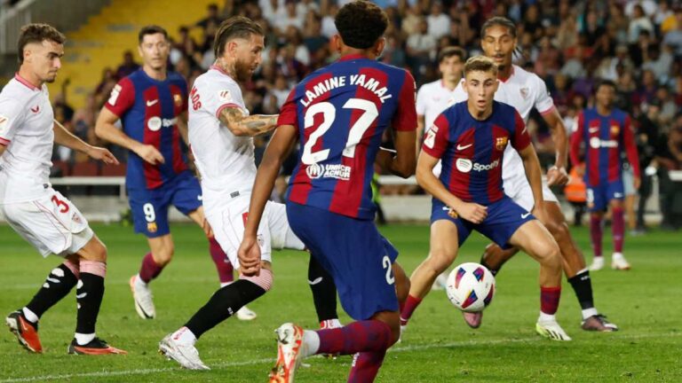 Sergio Ramos regala el triunfo y el liderato al Barça