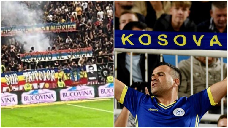 Suspenden el Rumania vs Kosovo por pancartas ofensivas
