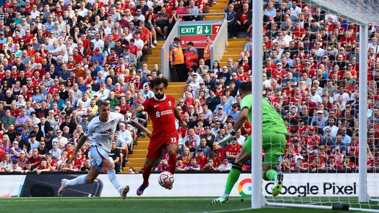 Mohamed Salah comanda el triunfo del Liverpool sobre el Aston Villa