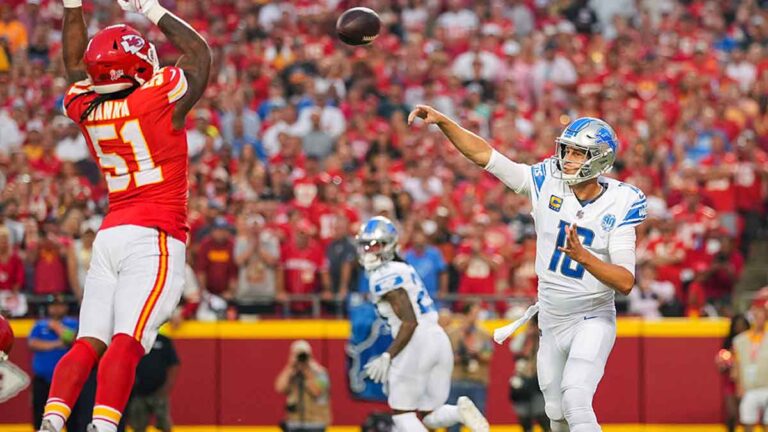 Los Lions dan la sorpresa y se llevan la victoria ante Patrick Mahomes y los Chiefs en Arrowhead