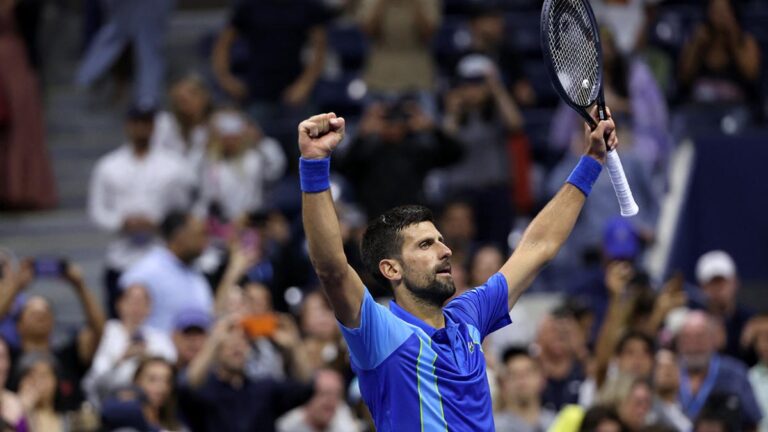 Novak Djokovic avanza a los octavos de final del US Open tras derrotar a Laslo Djere
