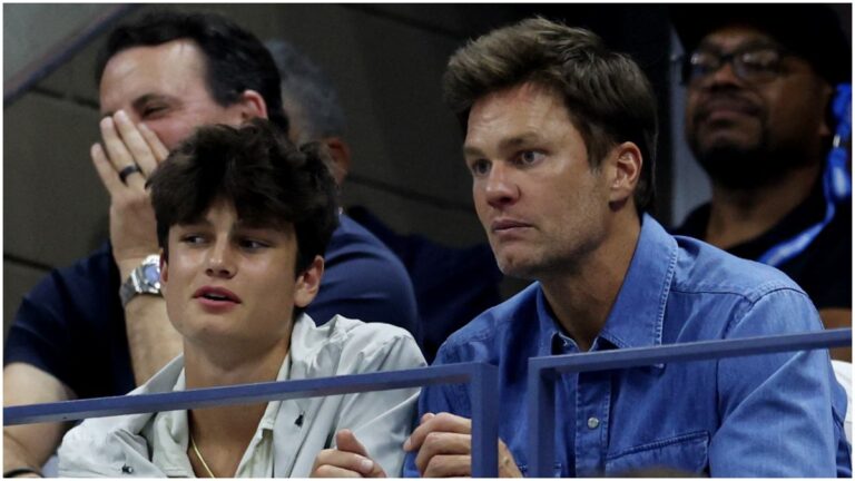 Tom Brady se reencuentra con Djokovic y se suma a las estrellas que vieron el juego de Carlos Alcaraz ante Medvédev