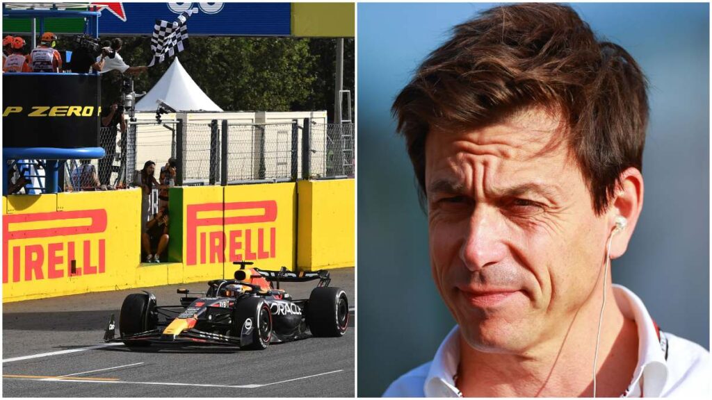 Toto Wolff encendió la polémica al minimizar el récord de Red Bull y Max Verstappen conseguido en el GP de Italia.