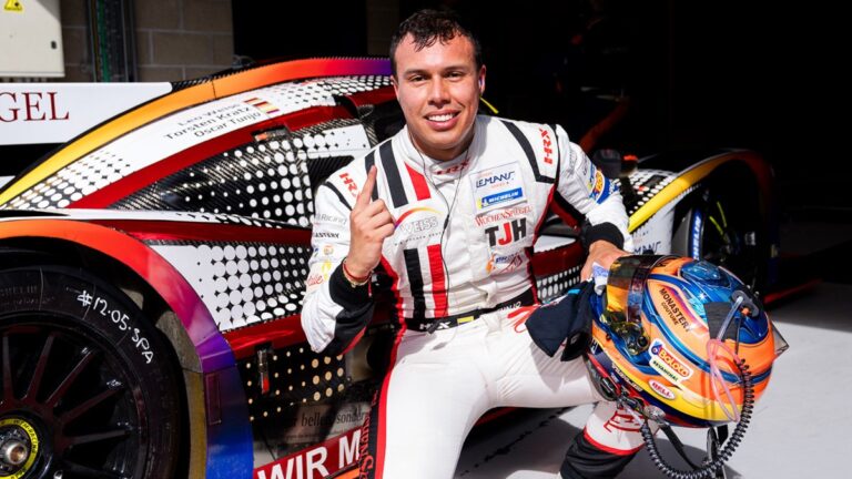 ¡Voló! Óscar Tunjo consigue la pole en Spa-Francorchamps para la carrera de la European Le Mans Series