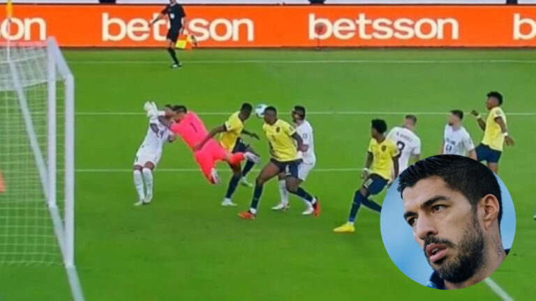 Luis Suárez se queja discretamente del arbitraje en el Ecuador vs Uruguay: “Increíble “