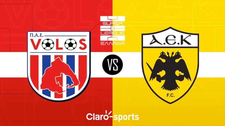 Volos NFC vs AEK Athens en vivo el partido de la Superliga de Grecia 2023