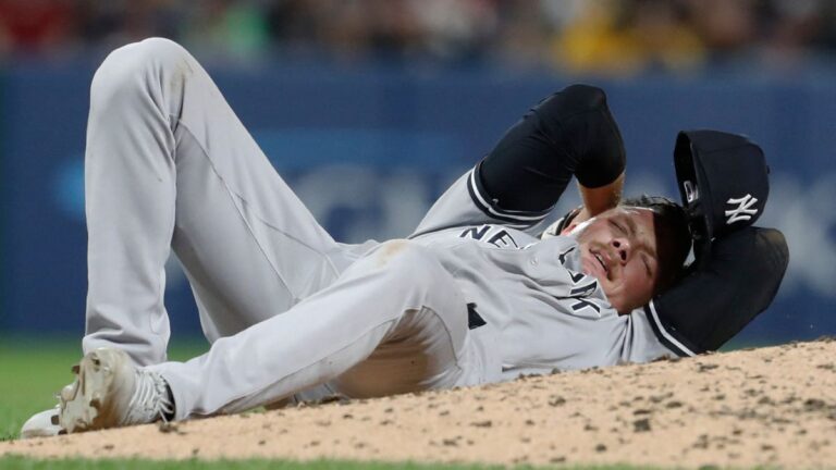 Anthony Misiewicz recibe pelotazo en la cara a más de 100 mph y enciende las alarmas de los Yankees