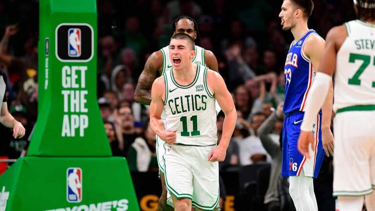 Los Celtics se aprovecharon de la ausencia de Embiid y Harden para vencer a los 76ers