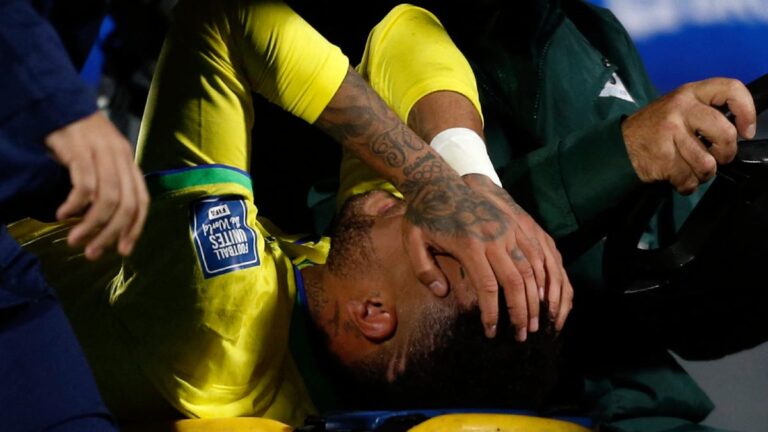 Neymar Jr., una carrera castigada por las lesiones
