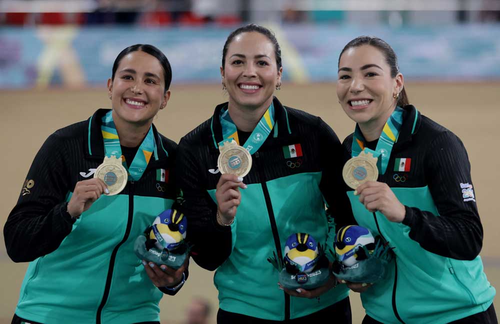 Las mexicanas Gaxiola, Salazar y Verdugo se cuelgan el oro en el campeonato  panamericano de ciclismo