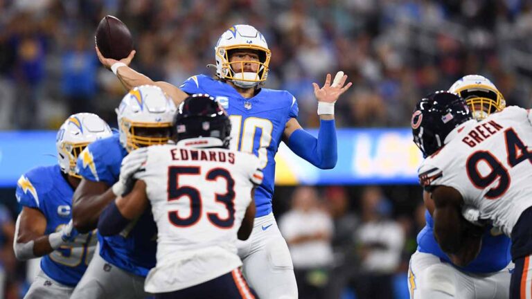 Justin Herbert y los Chargers se reencuentran con la victoria al vencer a los Bears