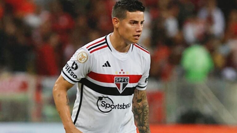 ¿Cómo llega James a la Selección? En Sao Paulo fue duramente criticado por una opción de gol que falló