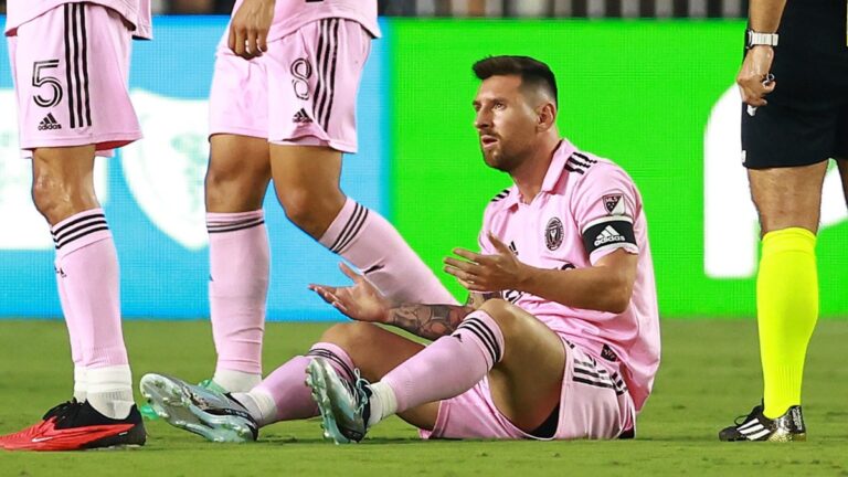 Preocupación en Inter Miami: ¿Qué lesión tiene Messi?