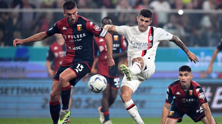 Milan es nuevo lider de la Serie A tras vencer con polémica al Genoa de Johan Vásquez