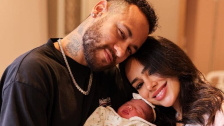 Neymar y la publicación con la que da la bienvenida a su hija recién nacida