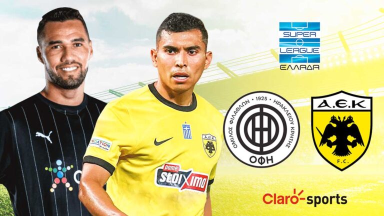 OFI Creta vs AEK Atenas en vivo online duelo de la jornada 5 de la Super Liga de Grecia