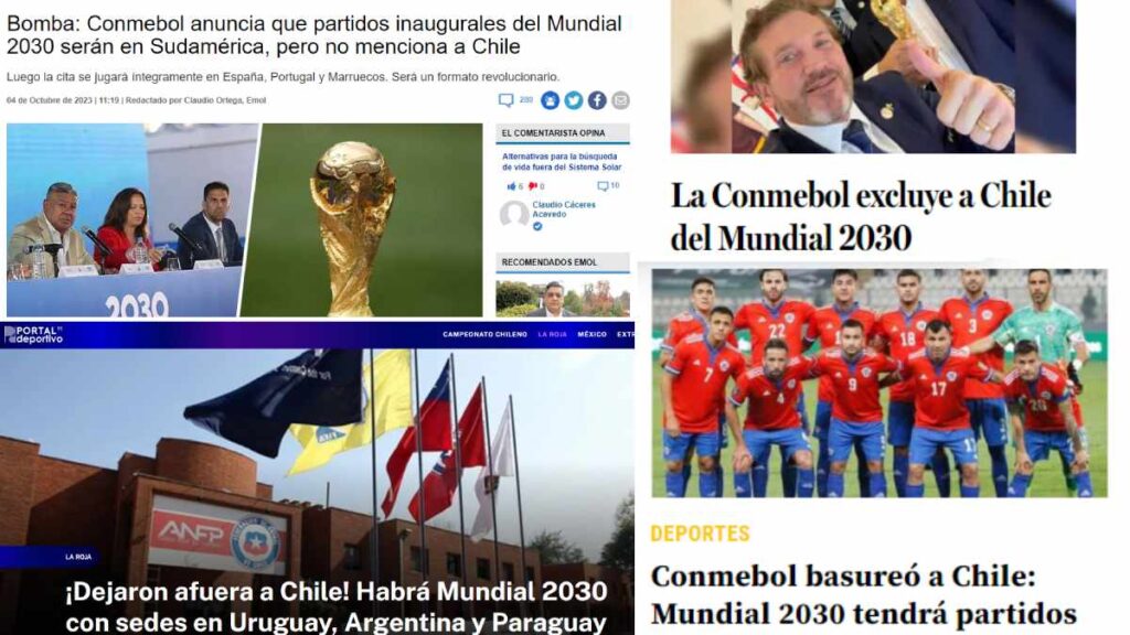 Chile queda fuera de las sedes del Mundial 2030