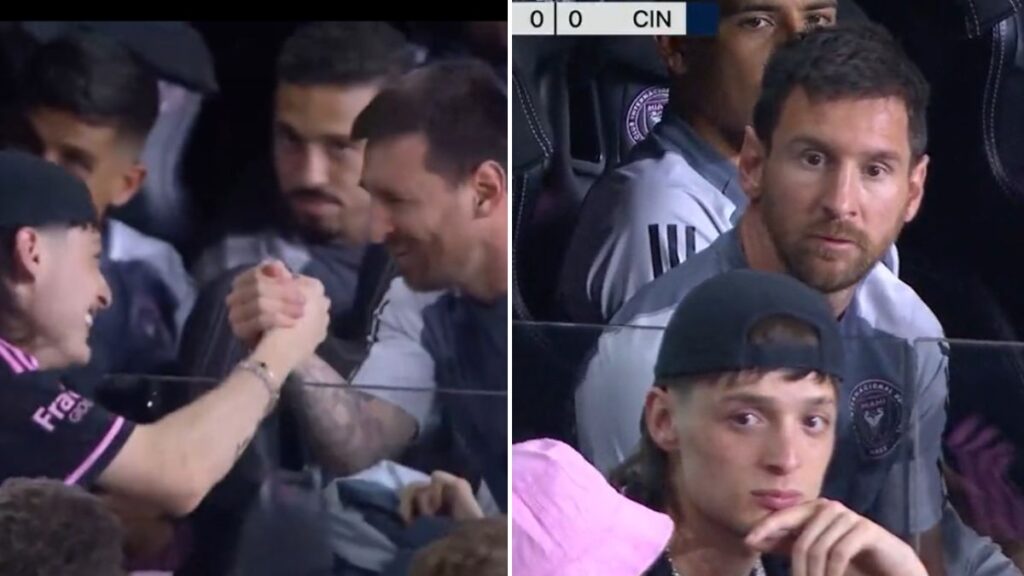 Peso Pluma y Lionel Messi