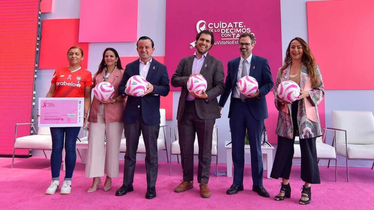 La Liga MX presenta campaña rosa para la prevención y detección del cáncer de mama