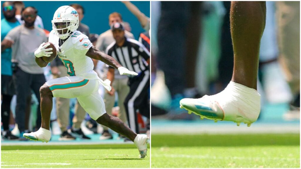 Tyreek Hill sorprende a la NFL al no usar calcetines | Reuters; Seebeck-USA TODAY Sports 