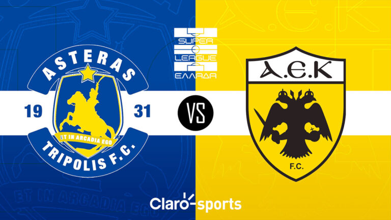 Asteras vs AEK Atenas, en vivo el partido de la jornada 8 de la Superliga de Grecia por Claro Sports