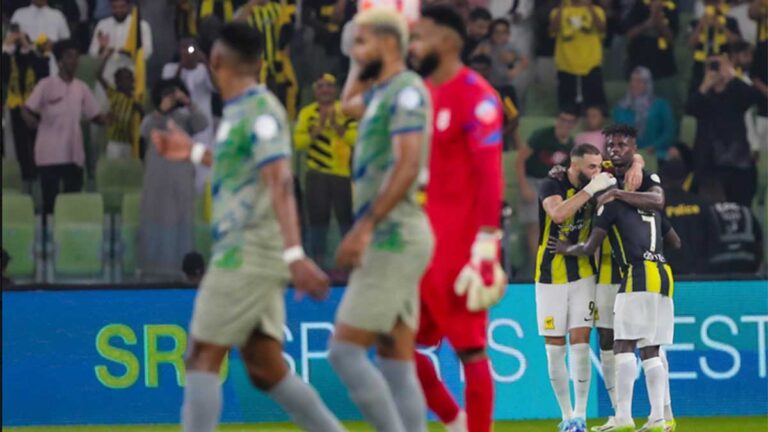A pesar del golazo de Karim Benzema, el Al-Ittihad empata con el modesto Al-Hazm