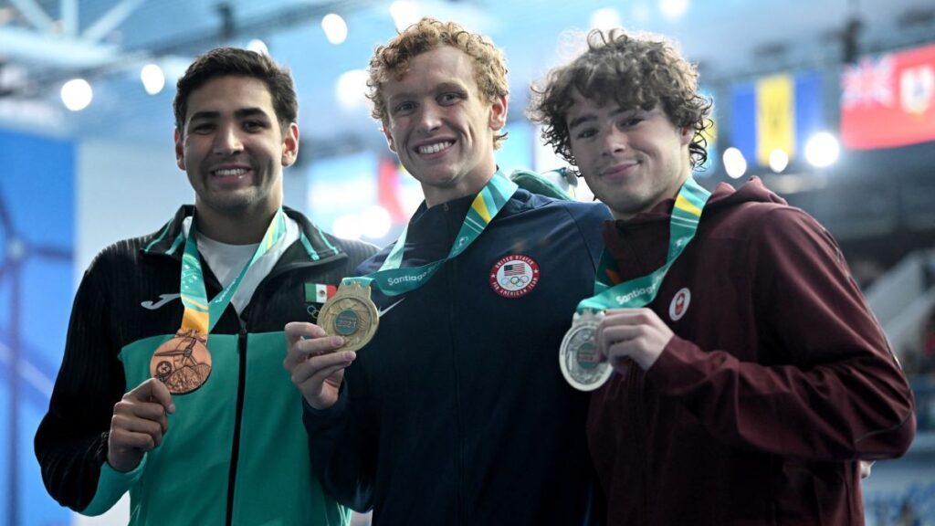 Andrés Puente se queda con la medalla de bronce en los 200m pecho | Reuters