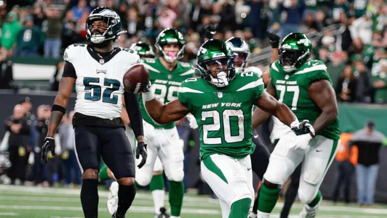 Jets sorprenden a Eagles y le arrancan el invicto