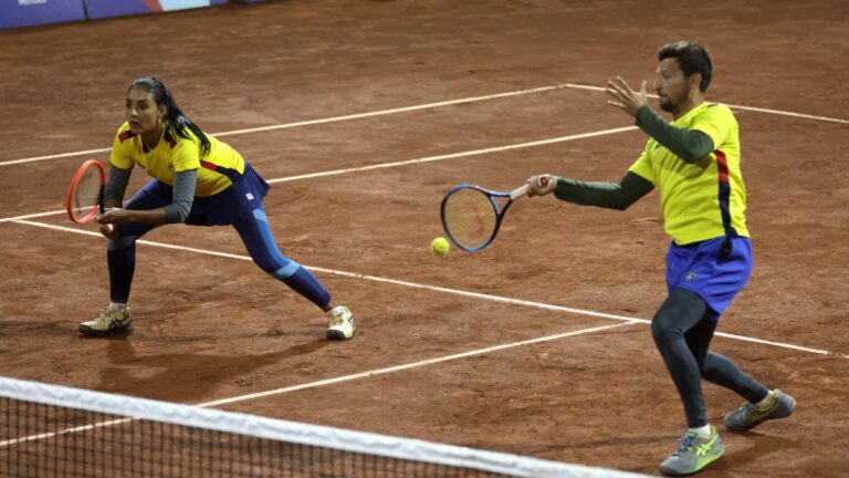 Yuliana Lizarazo y Nicolás Barrientos dan oro panamericano a Colombia en los dobles mixtos de tenis
