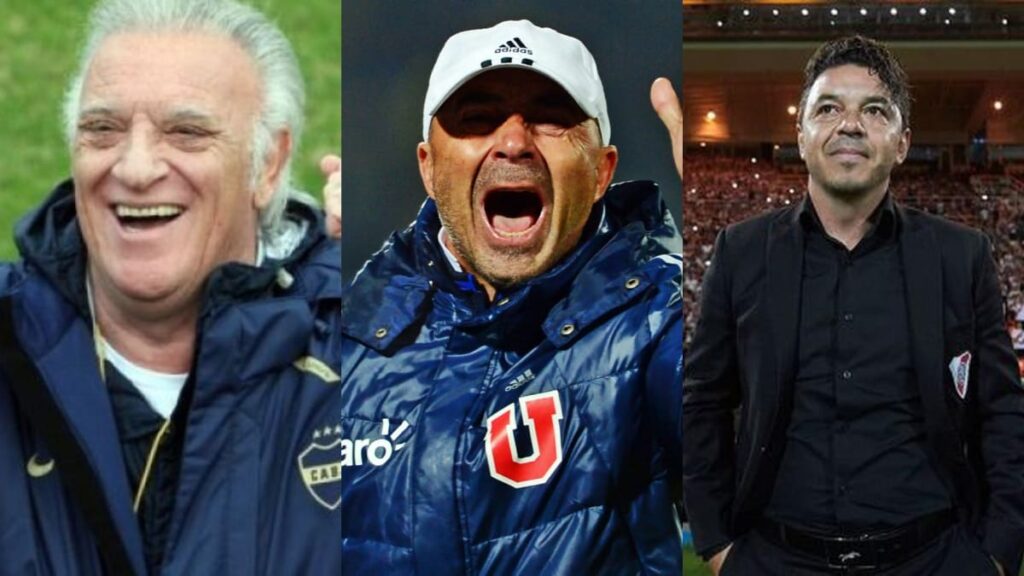 Técnicos campeones de la Copa Sudamericana.