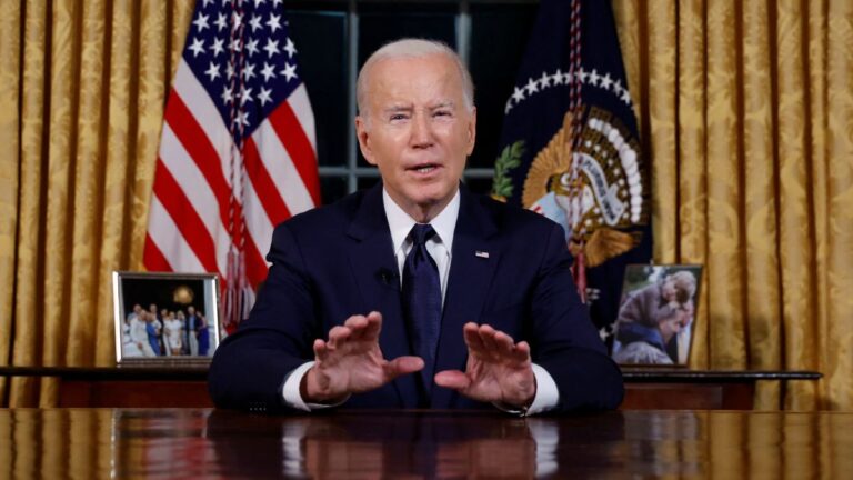 Joe Biden y su discurso ante la guerra en Gaza e Israel: “El liderazgo estadounidense es lo que mantiene unido al mundo”