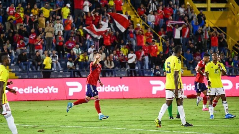Selección Colombia Sub-23 cae ante Costa Rica en segundo amistoso