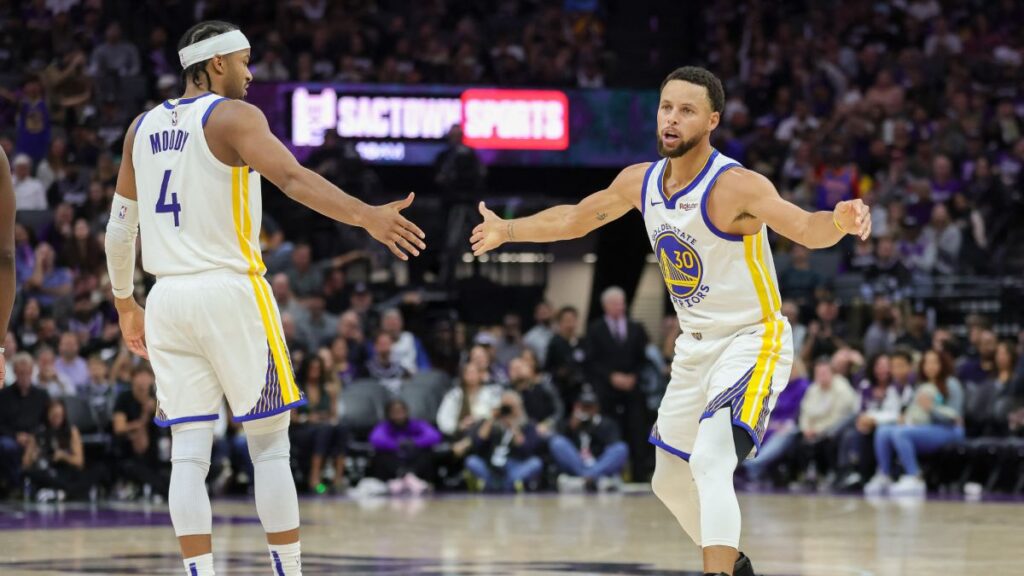 Curry tiene una buena noche ante Kings | Sergio Estrada-USA TODAY Sports