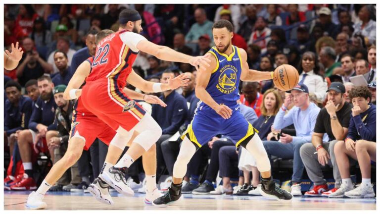 Curry anota 42 puntos y los Pelicans pierden en casa ante Warriors
