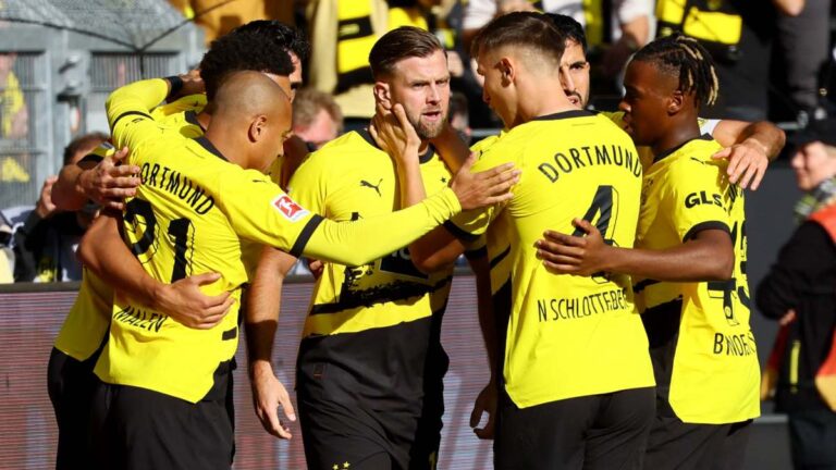 Dortmund se recupera en la liga con goleada al Union Berlin