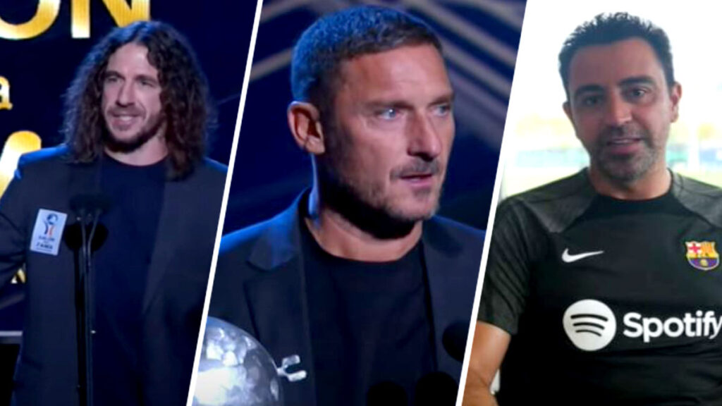 Francesco Totti, Carles Puyol, Xavi y Samuel Eto'o, entre las estrellas internacionales investidas al Salón de la Fama 2023