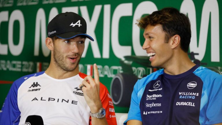 Albon y Gasly saben lo que es ser coequipero de Verstappen: “No es fácil, Checo lo ha hecho muy bien”
