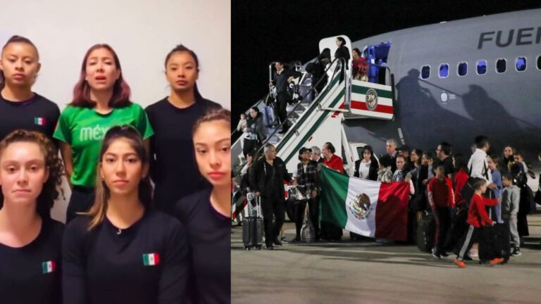 La selección mexicana de gimnasia rítmica ya está en México tras quedar varada en Israel