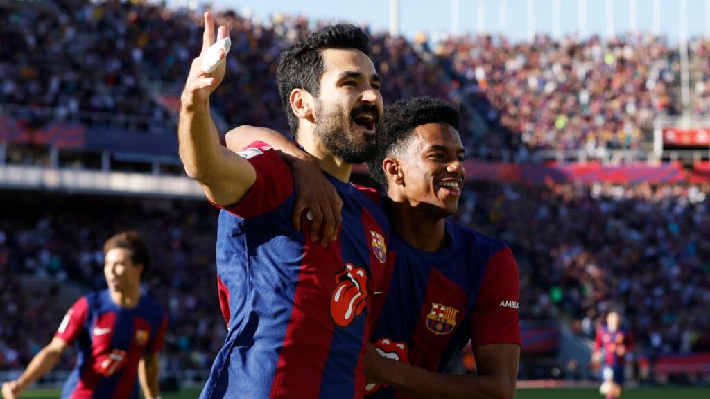 Ilkay Gündogan, futbolista que llegó esta temporada al Barcelona, ya se estrenó como goleador culé ante su máximo rival.