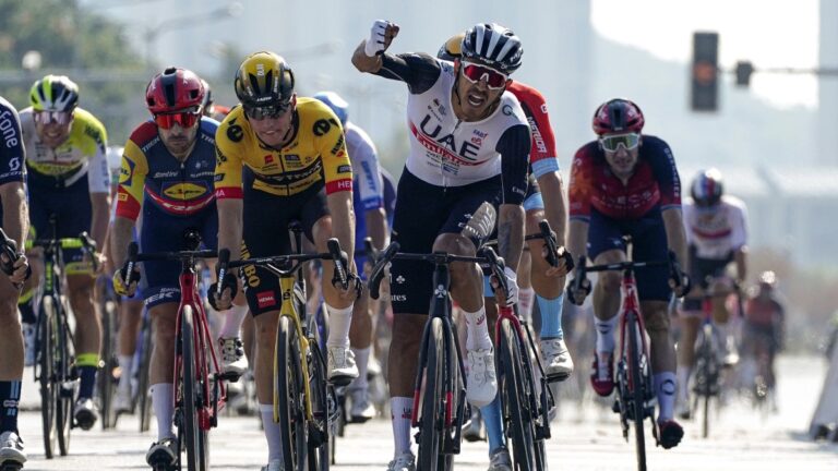 Sebastián Molano gana la penúltima etapa del Tour de Guangxi con un imponente sprint en Guilin