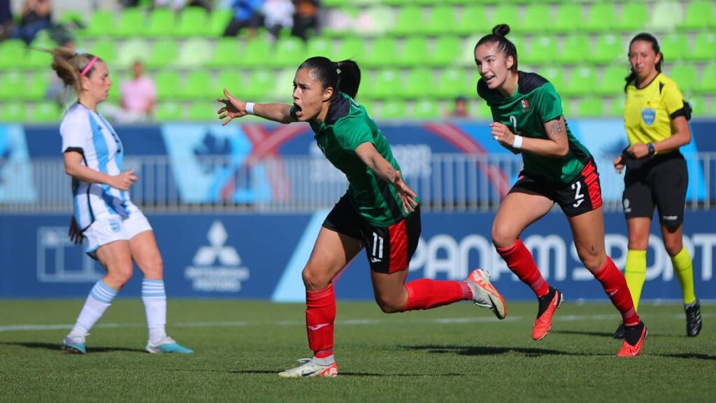 México 1-0 Argentina, fútbol femenil Juegos Panamericanos Santiago 2023
