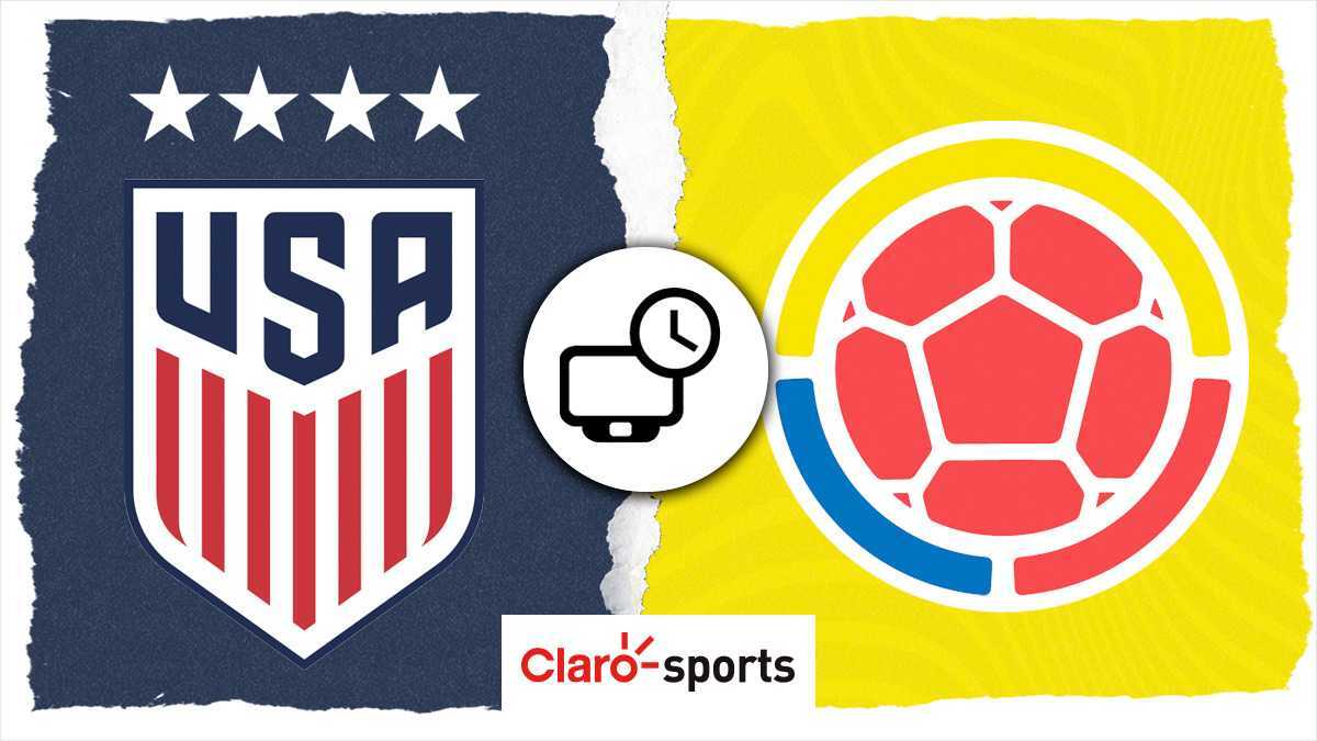 Estados Unidos vs Colombia, en vivo Horario y dónde ver en vivo por TV