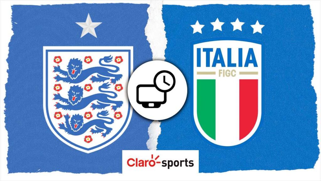 Inglaterra vs Italia, en vivo Horario y dónde ver hoy por TV el