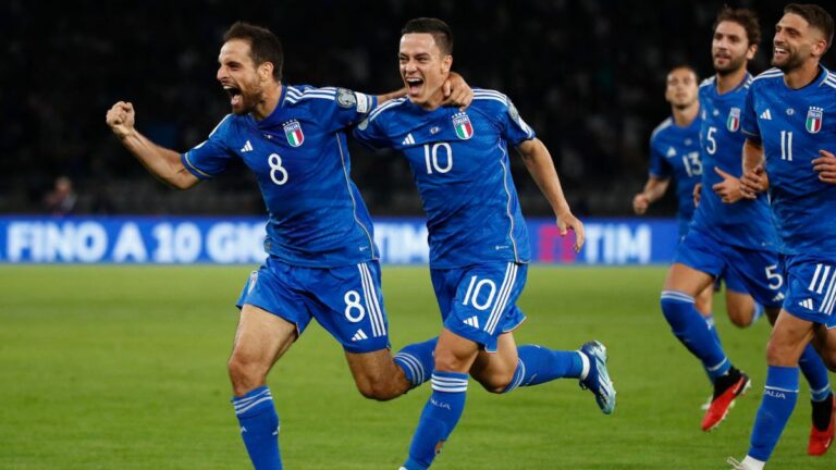 Italia golea a Malta para mantenerse en la pelea por la clasificación a la Euro 2024