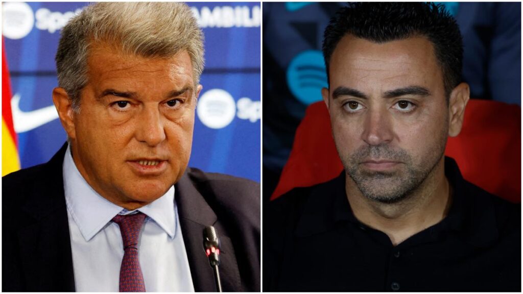 El presidente y el director técnico del FC Barcelona, Joan Laporta y Xavi Hernández, se reunieron tras el Clásico, ¿seria o amistosamente?