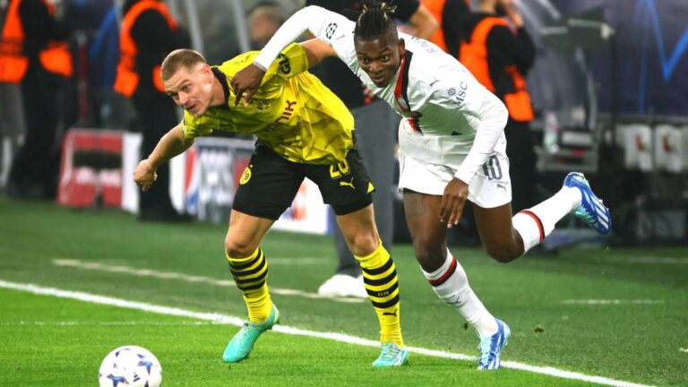 Dortmund y Milan no logran derribar el muro