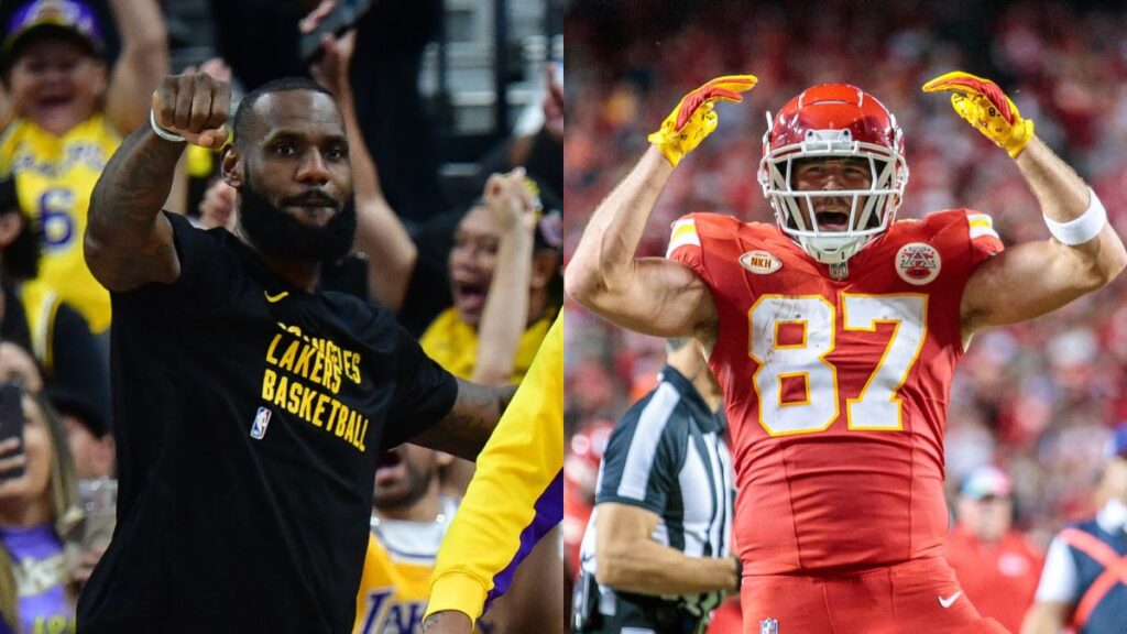 LeBron James se rinde ante Kelce | Reuters