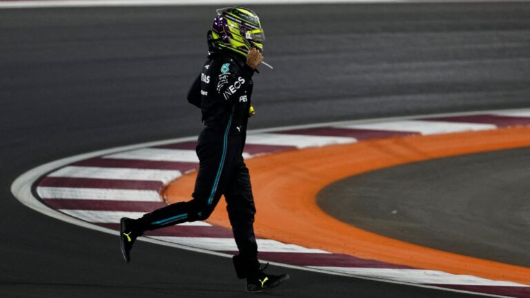 ¡FIA planea un castigo más duro contra Hamilton! Investiga el incidente en Qatar tras cruzar el circuito